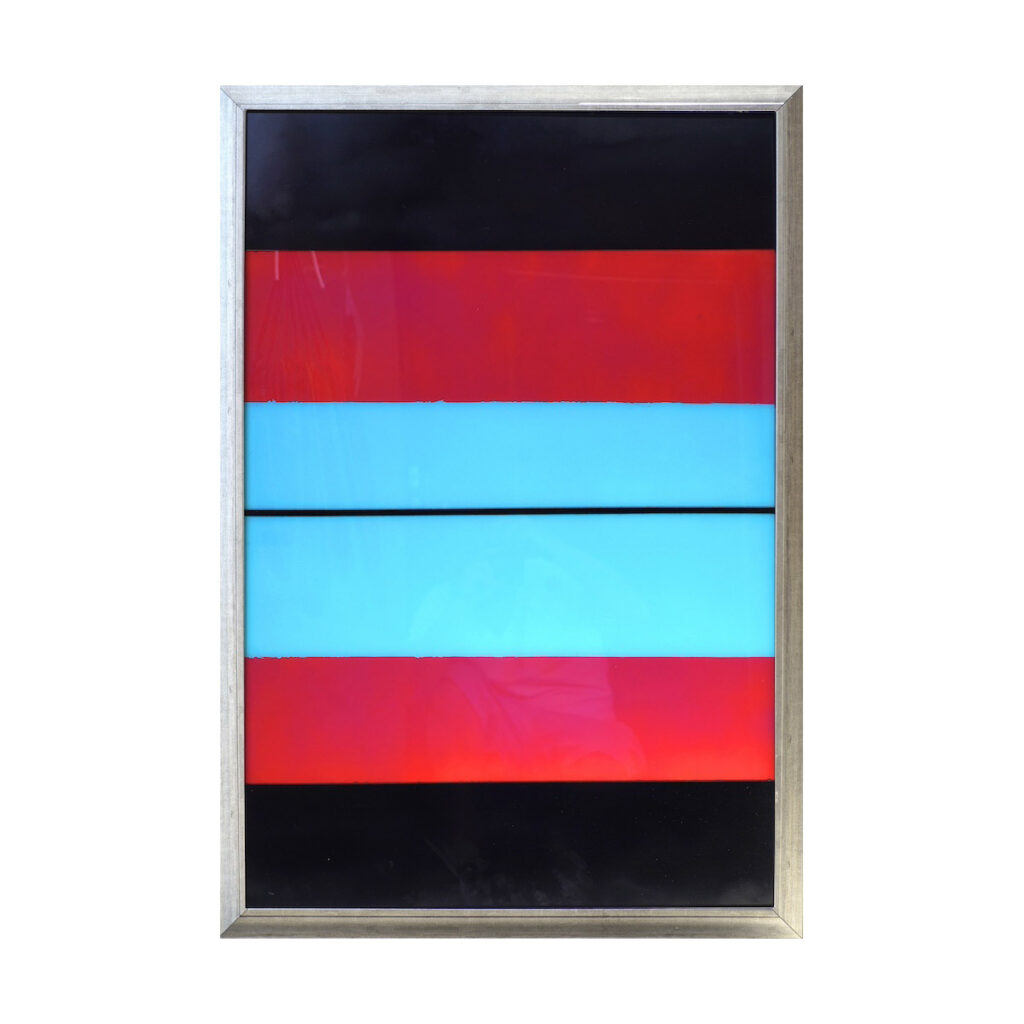 Added to Amor Sagrado in 2024
- Total shares: 1,000
- Initial share price: $2.675
- Info: 24x36 inches, enamel and acrylic on glass, 2024
Check out Amor Sagrado on Instagram